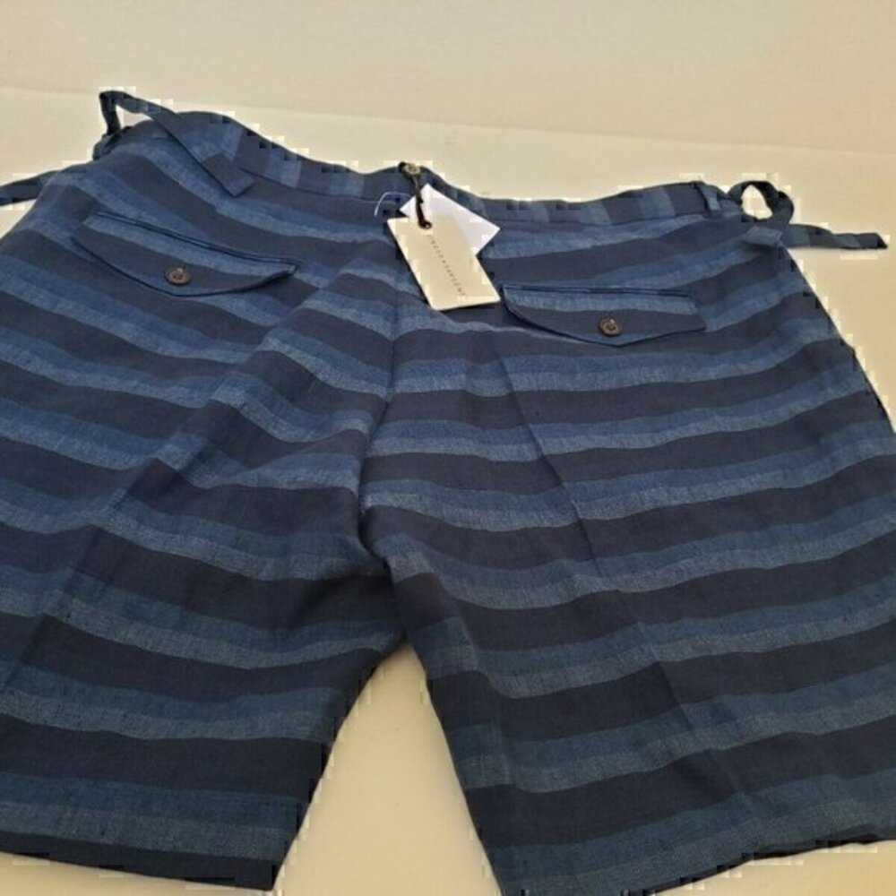 New Men's SINGER +Sargent Navy Blue Shorts Size 40